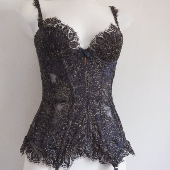 NWT AGENT PROVOCATEUR SOIREE CORDELIYAH CORSET SIZE AP3 - Picture 1 of 8